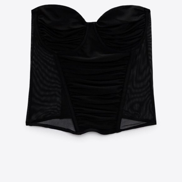Zara TULLE CORSET AND LEGGINGS SET - Picture 4 of 9